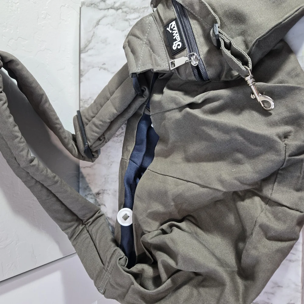 Pet Carrier Sling Bag in Gray